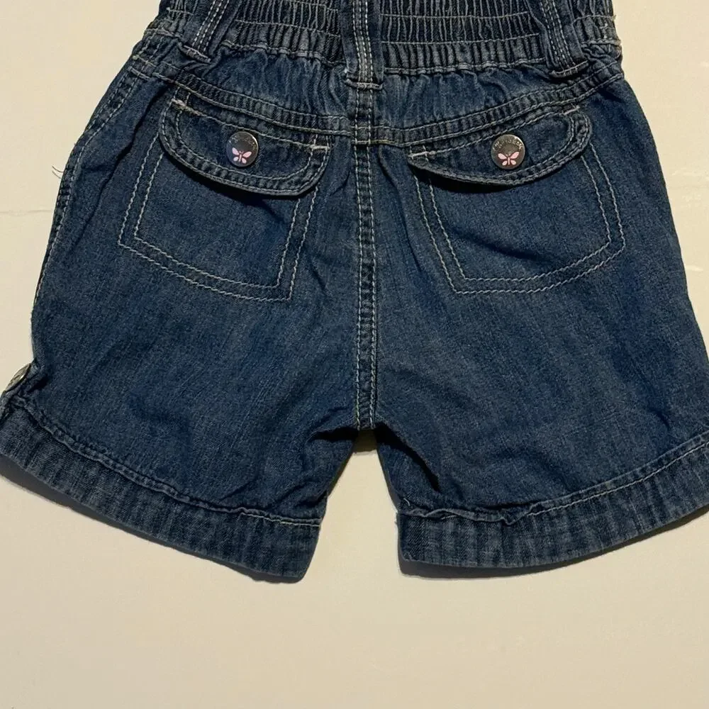 Cherokee Girls Yellow Polka Dot Halter Top & Sandwash Shorts Summer Bundle